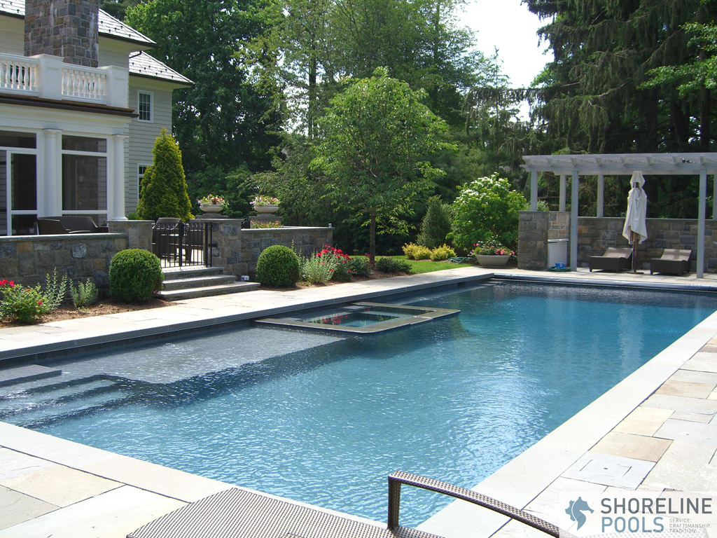 What Is A Sun Shelf In Pool Design Shoreline Pools